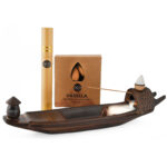 ceramic boat incense burner
