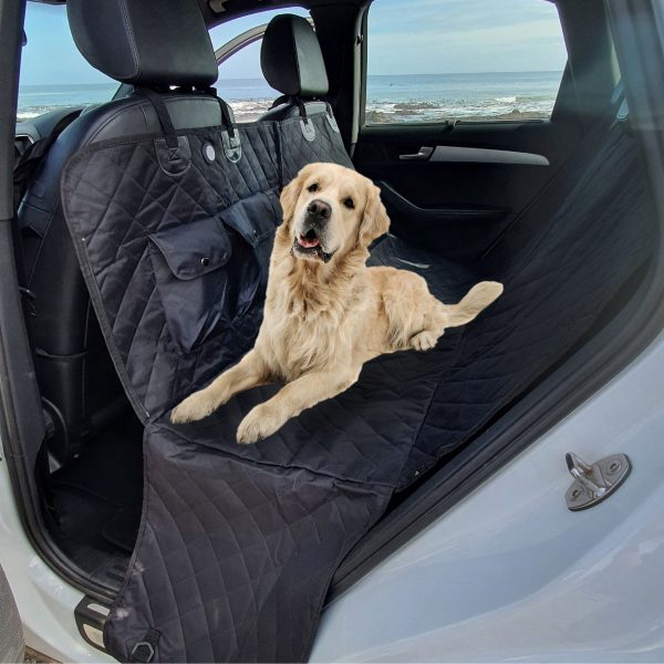 LUNA Life Premium Back Seat Car Cover with Poo bags & Water Bowl - Image 3