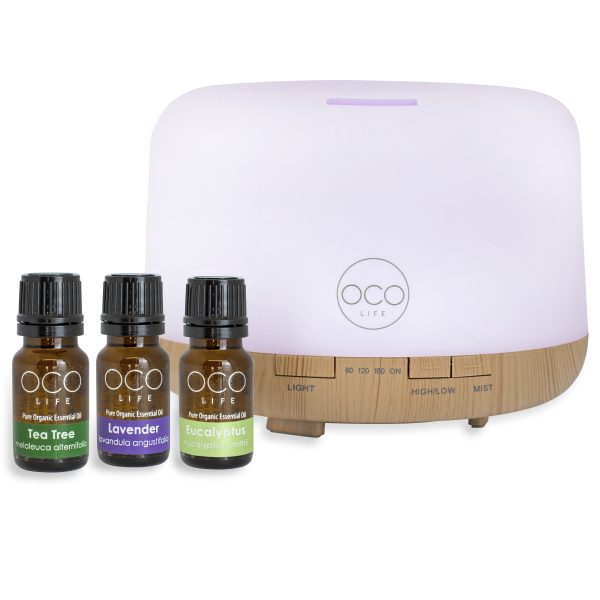 <p class="MsoNormal" style="margin: 0cm 0cm 8pt; line-height: 18.4px; font-size: 12pt; font-family: Aptos, sans-serif;">OCO Life Cool Mist Ultrasonic Aroma Diffuser 500ml with 3 x 100% Pure Essential Oils 10mls</p> - Image 3